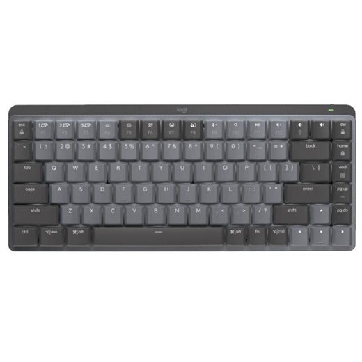 [$122.00] Logitech MX Mini Compact Smart Backlit Wireless Bluetooth Mechanical Keyboard, Specification:Blue Shaft(Graphite)