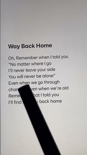 SHAUN feat. Conor Maynard - Way Back Home (Lyrics) in Karaoke | Sujal Khadgi🖤