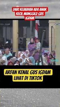 Anak kecil panggil2 Gus Igdam #ngaji #ngajirutin #pengajian #ngajionline