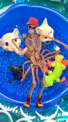 Learn Spooky Halloween Animals with Orbeez Cauldron: Elephant Cat Rat Spider