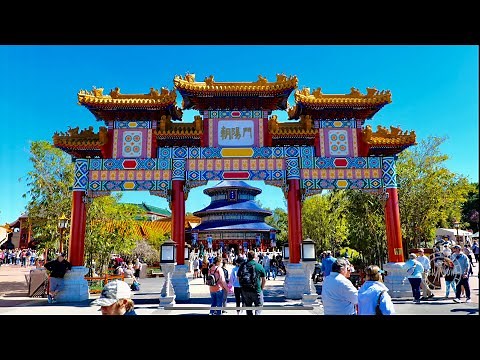 EPCOT China Pavilion 2022 Tour in 4K | EPCOT World Showcase Walt Disney World Orlando Florida