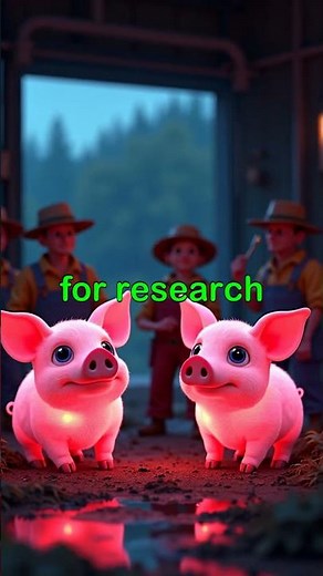 Glow-in-the-Dark Pigs?! This Farm is Wild 🐖✨