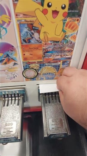 Pokemon Trading Card VM - Day 7 #shorts #pokemon #vendingmachine