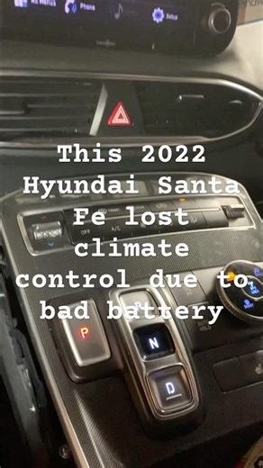 2022 Huyndai Santa Fe climate control not working fixed #automobile #hyundai #hyundaisantafe #diy