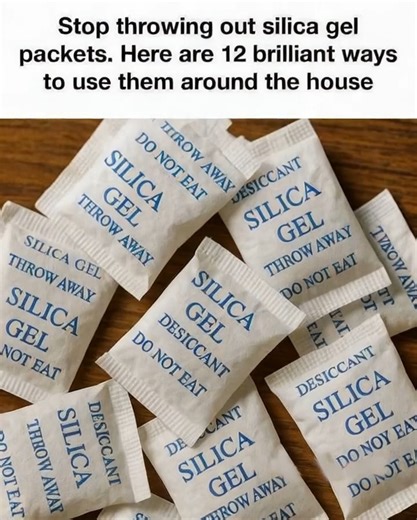 Stop throwing out silica gel packets. Here are 12 brilliant ways to use them around the house. Full article 👇 💬 | The meaning of life