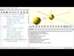 Tutorial OpenScad: Sphere