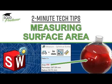Calculate Surface Area in SOLIDWORKS (the Easy Way)