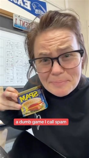 1.6K views · 1.8K reactions | Teachers, this is a REALLY dumb but REALLY awesome classroom game. SPAM  This can be used to: Increase communication Boost questioning skills Higher order thinking practice Classroom reward activity Would you try it? #teacherideas #classroomgames #spam #teachergames #classroommanagement #behaviormanagement #teacherfun #classroomhack | Monica Genta | Facebook