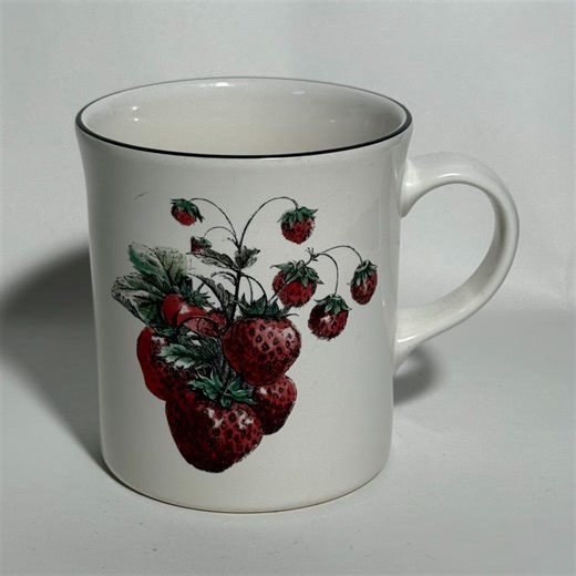 Vintage Pfaltzgraff Farmer's Market Strawberry Mug - Etsy