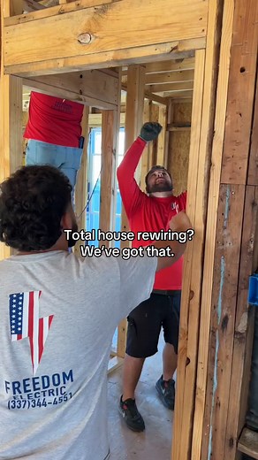 This client had an outdated FPE panel—well-known for its fire and electrical hazards. After a breaker failure caused a shed fire and damaged the home's electrical system, we stepped in to completely rewire the house and upgrade the panel to a modern, code-compliant system. If your home is still equipped with an FPE Panel, contact us today to schedule a consult to replace it to protect your home. #FreedomElectric #LafayetteLAElectrician #AcadianaElectrician | Freedom Electric