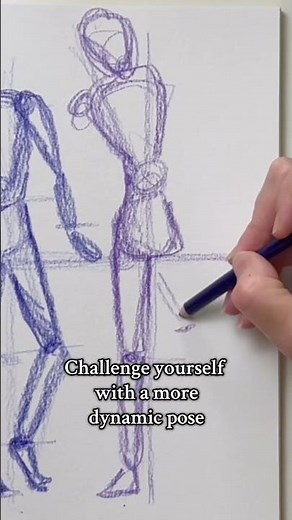Learn How to Draw from a Figure Mannequin Using Colored Pencils – Perfect for Beginners!