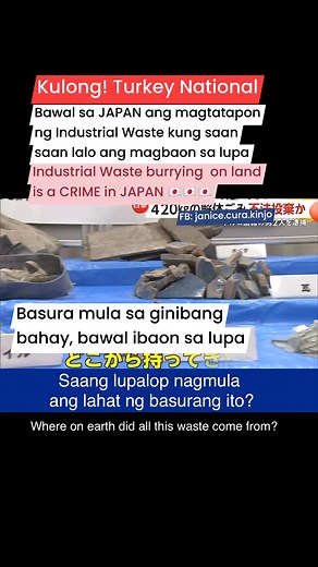107K views · 477 reactions | Isang Turkish National ang inaresto at kulong dahil sa pagbaon ng basura sa lupa mula sa demolition ng isang bahay. Ang pagbabaon ng mga industrial waste sa lupa ay pinagbabawal sa Japan at ito ay isang krimen #basura #trash #burried #industrial | Janice Cura Kinjo | Facebook