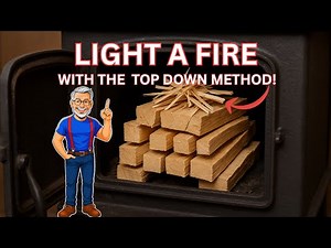 Top Down Method To Lighting A Wood Burner - How I Do It