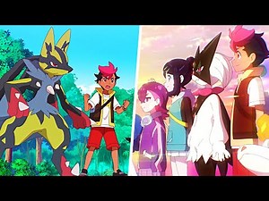 Roy VS Liko Rematch - Roy And Shiny Mega Lucario VS Samurott - Pokemon Horizons Episode 90/91 AMV