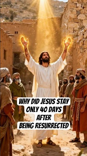 Why Did Jesus Stay Only 40 Days After Being Resurrected #God #Jesus #Bible #History