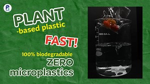 The perfect plastic? Plant-based, fully saltwater degradable, zero microplastics
