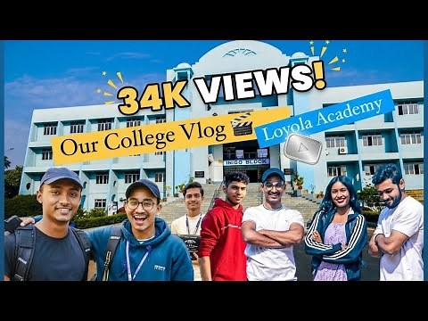 our college vlog | Loyola Academy Alwal Hyderabad | Resonance vlog #sanskaribacha #reclusiveinnature