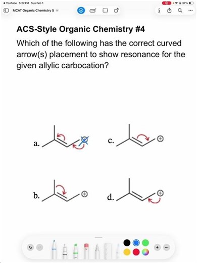Identifying Allylic Carbocations