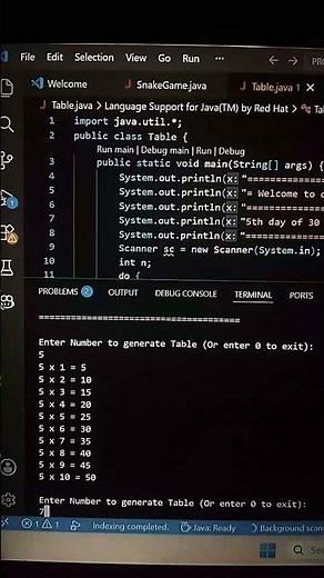 5th day of 30 days projects challenge | java projects ideas for beginners #shorts #asthetic #1k #10m