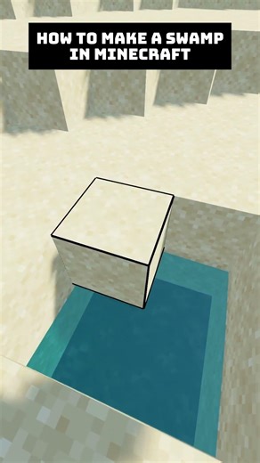 How to make a swamp in Minecraft