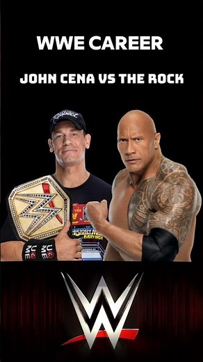 JOHN CENA VS THE ROCK | WWE COMPARISON VIDEO | #wwe #therock #johncena