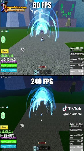 60 FPS vs 240 FPS #bloxfruits #bloxfruit #JaoLee #bloxfruitsroblox #roblox #xuhuong #fyp #foryou #foryoupage #fyp #fypシ #fypシ゚viral #viral #viralvideo