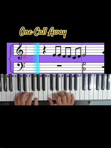 One Call Away (Charlie Puth) piano cover song