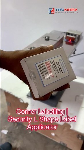 Corner Labelling | Security L Shape Label Applicator