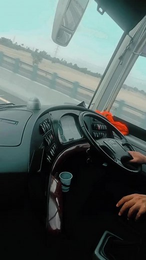 Exploring the Interior of a Volvo Truck on the Highway