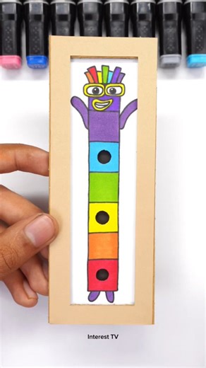 Art Zigma on Instagram: "Sprunki NumberBlocks 7 phase 4 Pinball Game Cardboard Crafts Game #numberblocks"