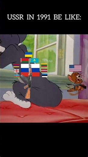 USSR IN 1991 #cartoon #tomandjerry #funny #comedy #humor #memes #laughter #history