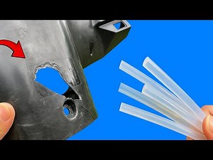 😲 This strange way of welding plastic will make broken plastic objects look like new