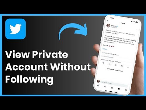 How To View Private Twitter Account Without Following !