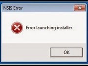 Error Launching Installer