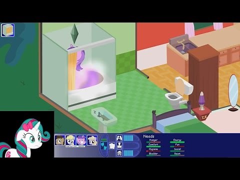Pinkie Rose Plays The MLP Sims Game