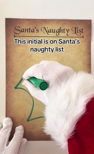 This Initial Is on Santa’s Naughty List