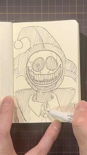 プロトタイプを手帳に描いてみた Drawing Prototype in my notebook #poppyplaytime #shorts