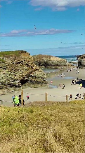 Breathtaking 4K Views of Playa de las Catedrales 🎥🌊