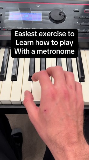 Beginner Piano: Master Rhythm with Metronome Exercise
