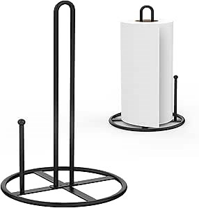 Paper Towel Holder,Black Kitchen Roll Holder for Kitchen Roll Organize
