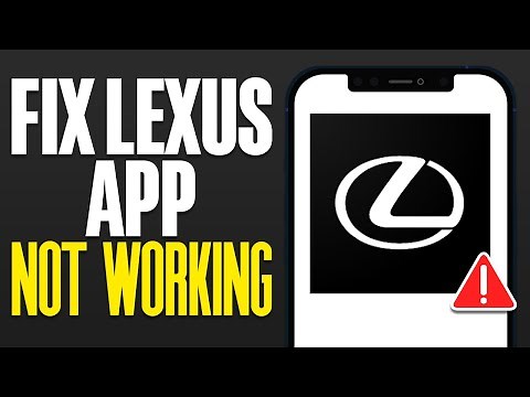 How To Fix Lexus App Not Working (2025)