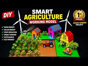 smart agriculture farming project working model for science project exhibition - diy | howtofunda