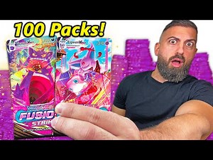 Is 100 Packs of Fusion Strike ACTUALLY Worth $1,300?