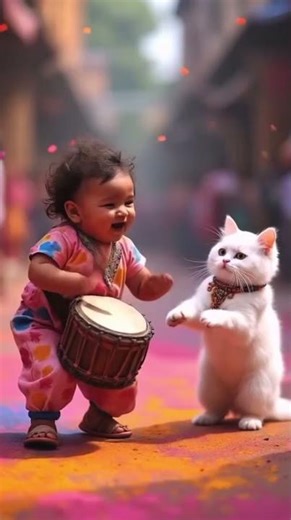cat cute dance#viralvideo 😻💕. #shortvideo #shortsfeed #trending