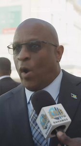 DID YOU CATCH THE SHADE?: FNM Leader Michael Pintard interview interrupted by the prime minister’s arrival at the House of Assembly this morning. | Our News Bahamas