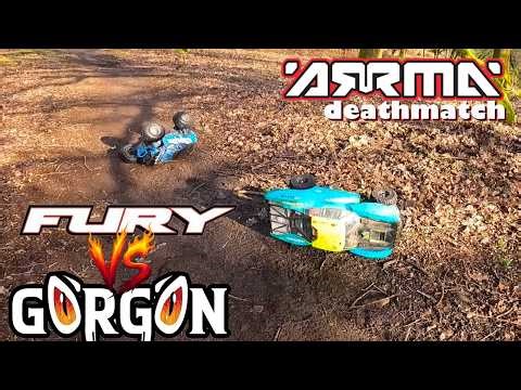 Arrma Fury and Gorgon - 2 of the TOUGHEST RC cars in search of high speed and BIG AIR