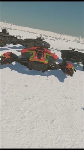 Alliance Aid Paints in the snow #StarCitizen #gaming #shorts
