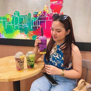Soaking up every drop of sunshine like Anne Raz with Macao’s Halo-Halo series. ☀️🌴 📍City Center, Level 2 #MacaoImperialTeaPH #MITForYouandMe #FredleyGroupofCompanies | SM North EDSA
