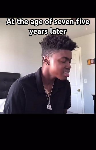 At the age of seven