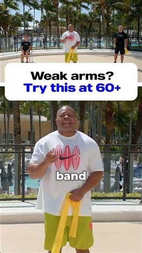 Resistance Band Tricep Exercise for Seniors Over 60 | Arm Workout